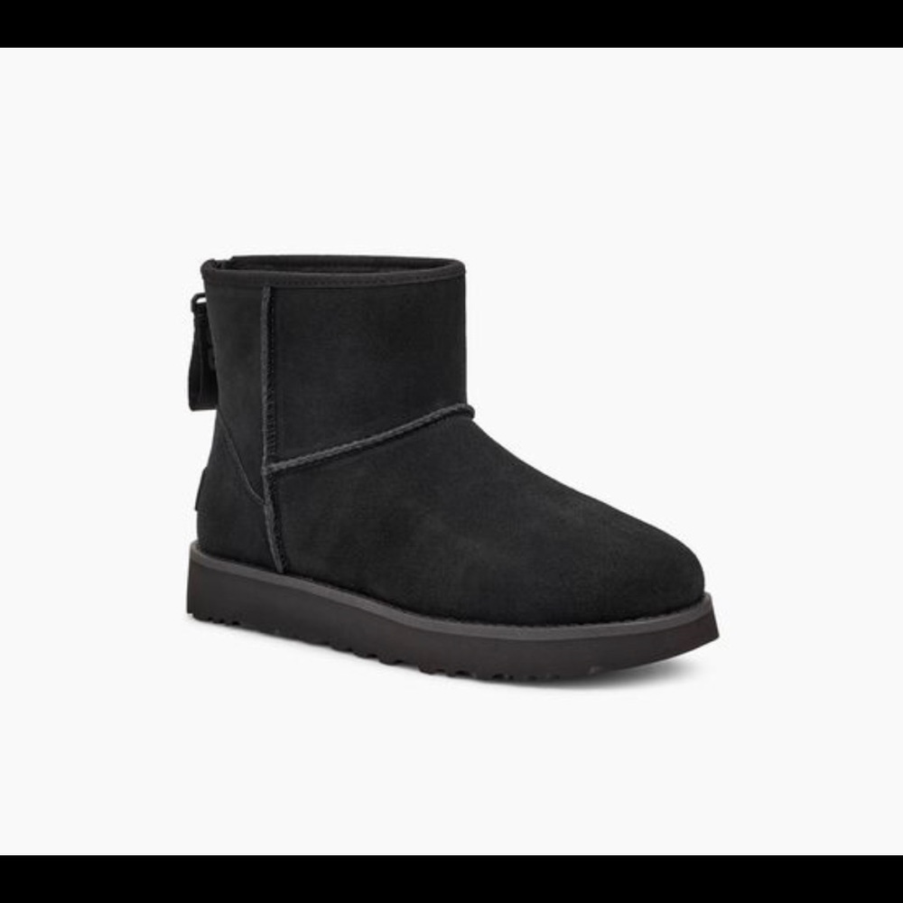 UGG CLASSIC MINI LOGO ZIP 8